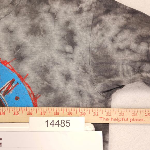 Guns N Roses Band Short Sleeve Graphic Shirt Womens Size Large L Tie Dye - Picture 6 of 9